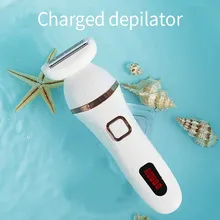 Леди электрическая бритва перезаряжаемая беспроводная водонепроницаемая бикини показывает устройство удаления мощности бикини триммер машина лазер#201218