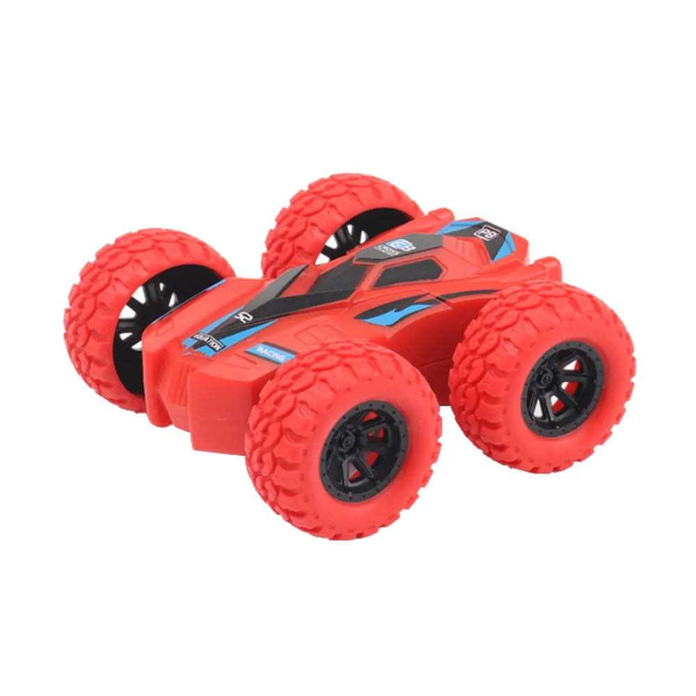 Inertia Double Side Drive Off-Road Vehicle Simulation Model Toy Baby Car Model - Цвет: Красный