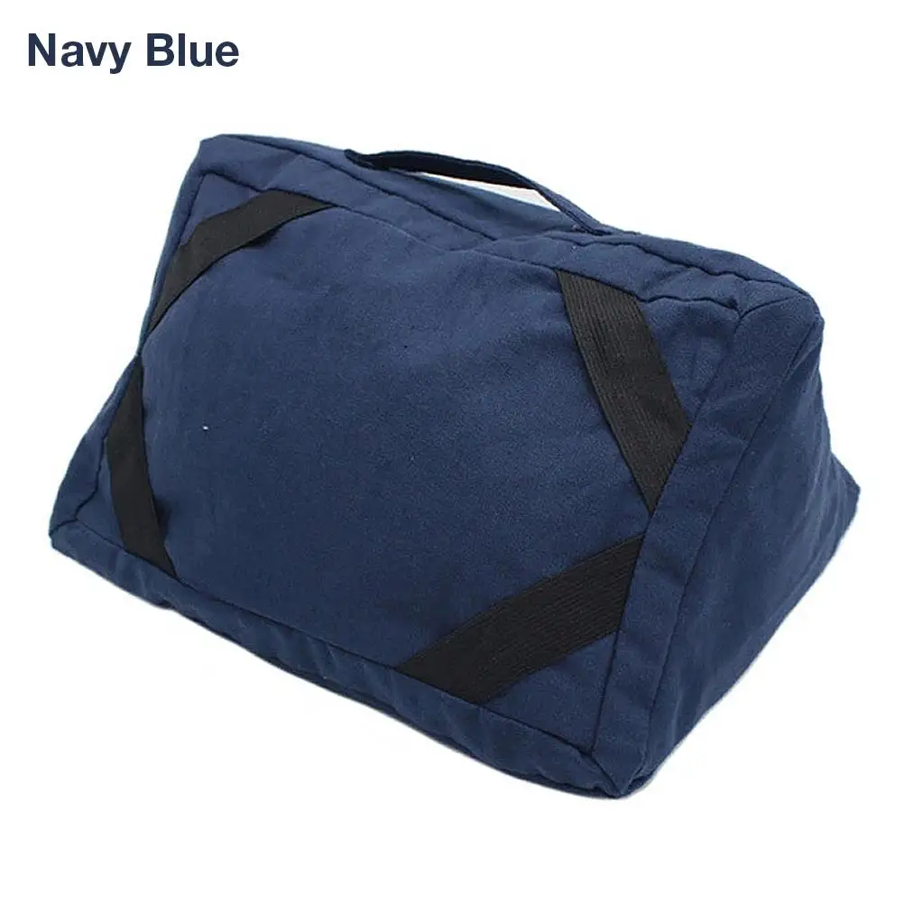 Navy Blue Полипропиленовая хлопковая подушка для планшета, многоугольная мягкая подушка, подставка для смартфонов, держатель книг для Ipad - Цвет: Navy Blue