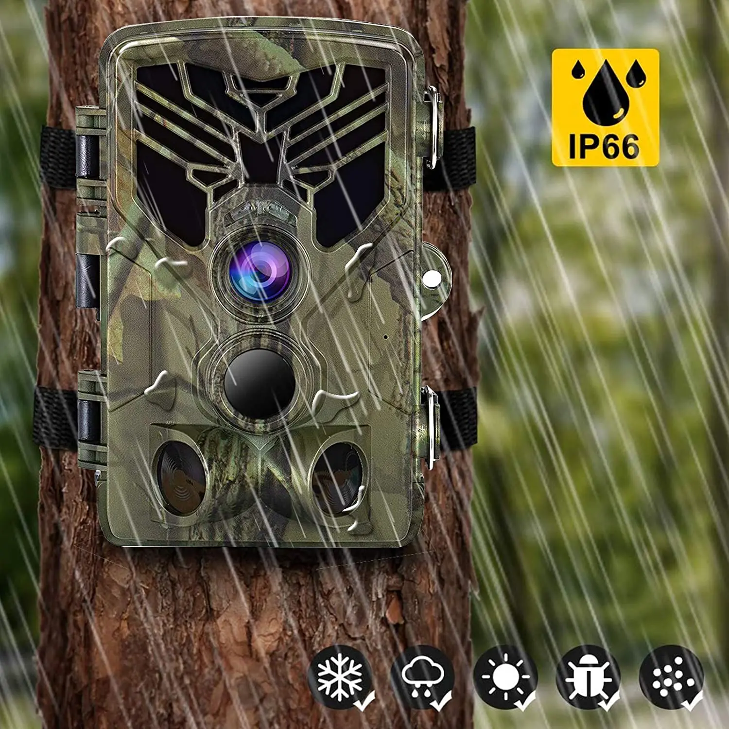 4K Live Broadcast WIFI Hunting Cameras 30MP APP Bluetooth Control Trail Camera Night Vision WIFI830PRO Wildlife Photo Traps
