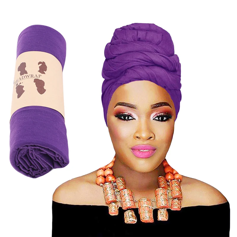 Women Muslim Long Tail Scarf Hat Stretchy jersey Turban Chemo Cap Hair Loss Islamic Headwrap Head Cover Wrap Caps Bonnet New |