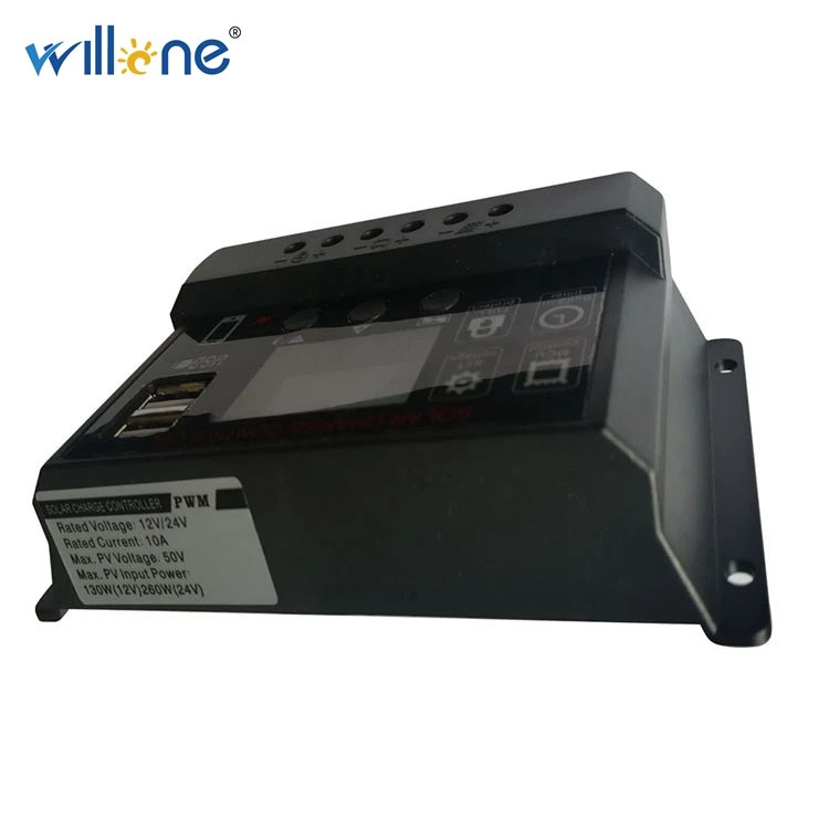 Зарядное устройство Willone 10A/20A/30A 12 В 24 ШИМ литиевая батарея контроллер заряда