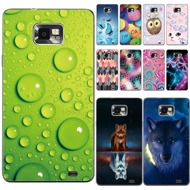 Custodia Per Samsung Galaxy S2 I9100 / S2 Plus I9105 Cover Custodie Protettive In Tpu Morbido In Silicone Coque