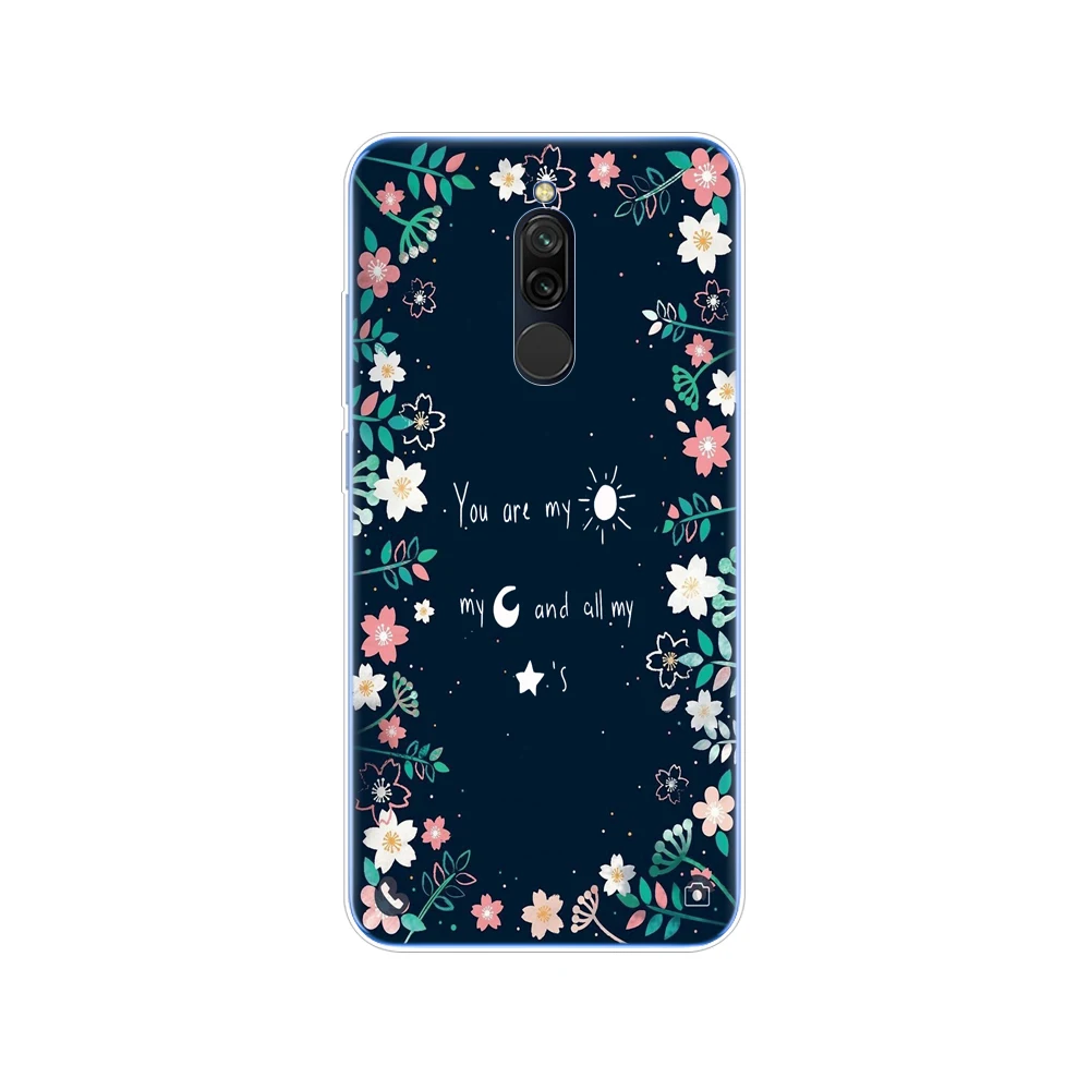 34680 Чехол для xiaomi redmi 8, чехол s, Мягкий ТПУ силиконовый чехол для redmi 8, бампер hongmi 8, бампер Copa, полностью 360, защитный чехол - Цвет: 34680