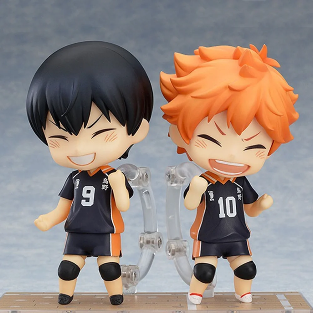 Haikyuu kageyama tobio#489 фигурка фигурки номер 10 Аниме Nendoroid фигурка Хината Syouyou милые игрушки для детей спортивная модель куклы