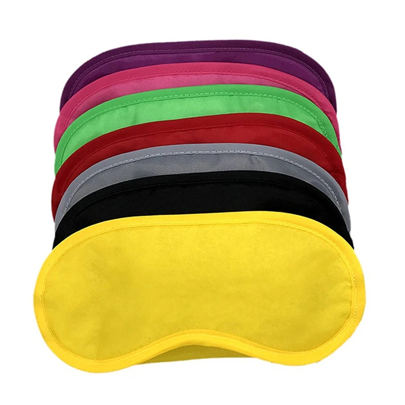 

100Pcs/Lot Sleep Mask Natural Sleeping Eye Mask Eyeshade Cover Shade Eye Patch Women Men Soft Portable Blindfold Travel Eyepatch