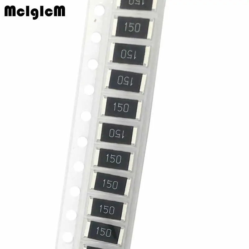 MCIGICM 1W 50pcs 2512 smd chip resistor 0R-22M 10K 100K 100R 1R 150R R050 Power amplifier 2512 smd