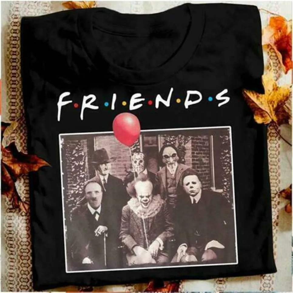 Ужасы друзья Pennywise Майкл Майерс Джейсон Вурхиз подарок на Хэллоуин Мужская