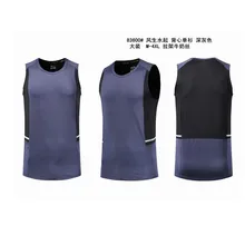 Баскетбольная одежда мужской спортивный жилет Дэн Шань дышащий Быстросохнущий без рукавов Футболка эластичность Бег Жилет обучение Fi