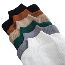 Осенне-зимний женский пуловер, свитер, вязаный свитер с высоким воротом, Женский Рождественский свитер, джемпер, женский свитер, Pull Femme Coltrui