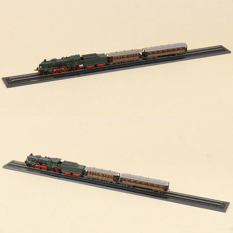 

Atlas Model 1: 220 Gift Train Model Steam Have Old-Fashioned Train Set Model Collection Finished Product