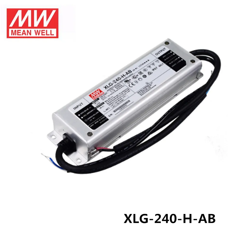 Бренд MEAN WELL представляет XLG-240-H-AB 240W 4900mA 27-56V постоянный Мощность светодиодный