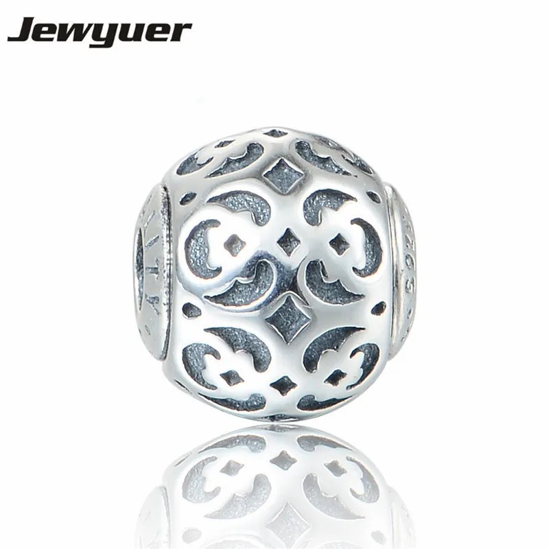 

Fine jewelry Essence Small Beads note SPIRITUALITY Charm Sterling-silver-jewelry Fit 925-sterling-silver thin Bracelet DIY ST122