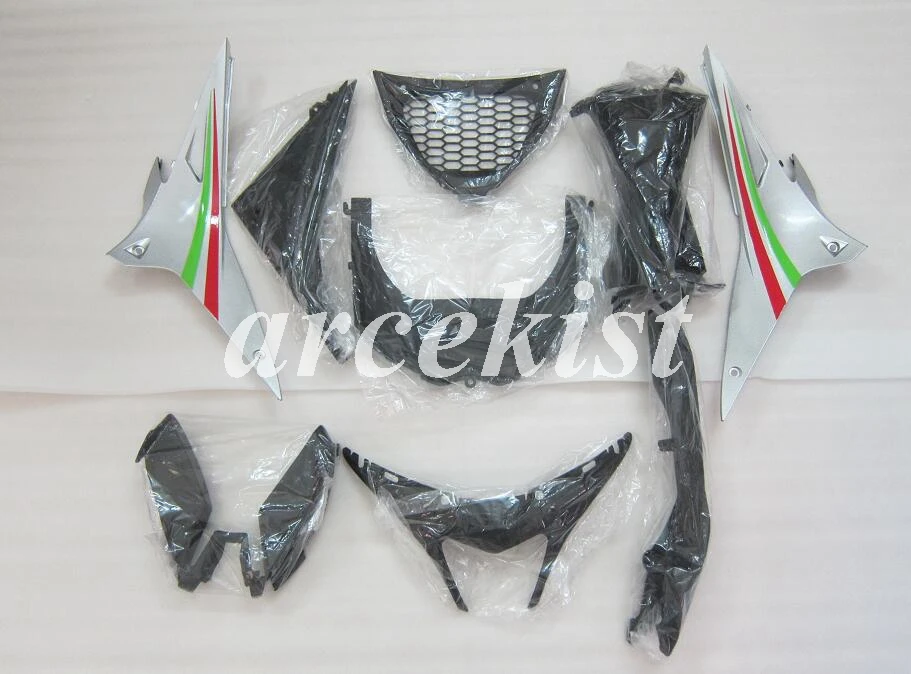 OEM качество литья под давлением ABS обтекатель комплект подходит для Aprilia RSV4 1000 2009- 09 10 11 12 13 14 красный серебристый зеленый