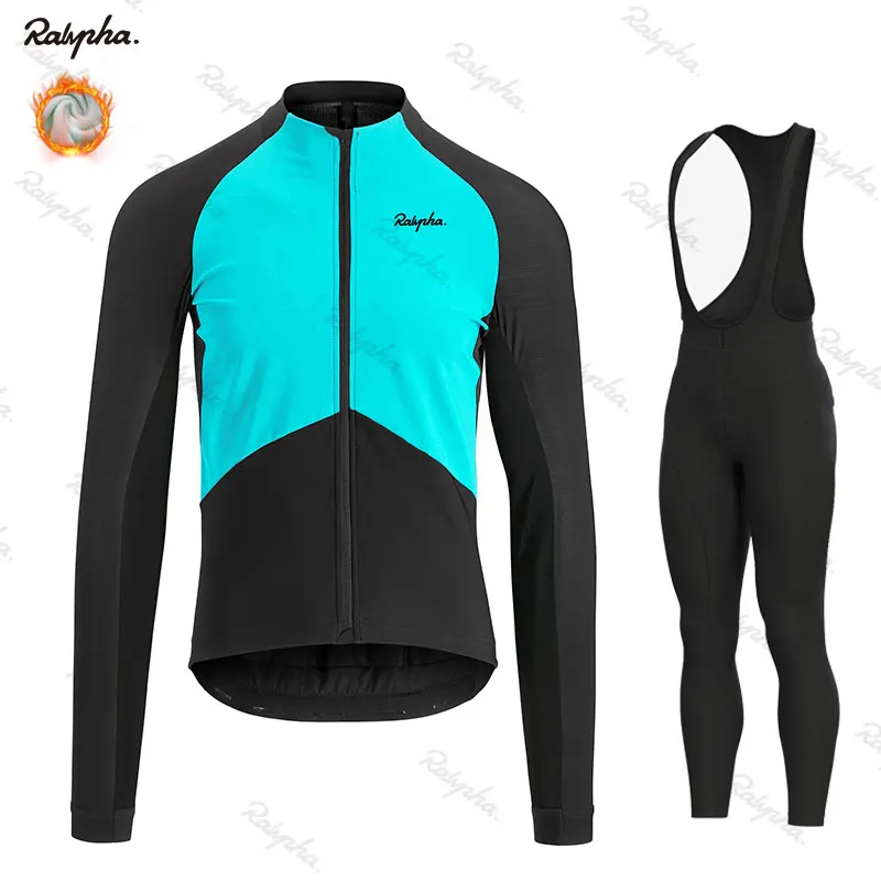 Raphaing Велоспорт Джерси зимний теплый шерстяной велосипедный костюм Ropa Ciclismo горный велосипед плюс бархатный зимний комплект PRO TEAM