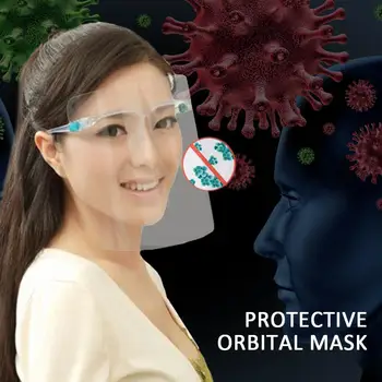 

10pcs Adult Transparent Protective Mask Film Anti-fog Mask Environmental Protection Security Mask Protective Face Screen