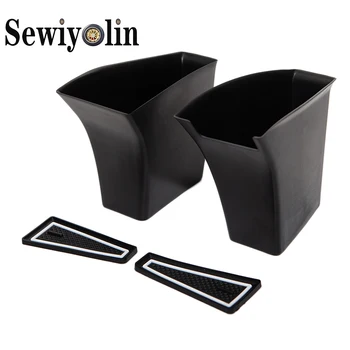

Car Accessories Black Door Handle Storage Box Original Car Size High Quality ABS Material Save Space for Model 3 2017-2019