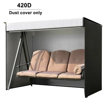 

Anti UV Furniture Protector Heavy Duty 210D 420D Patio Oxford Cloth Swing Chair Cover Easy Clean Outdoor Garden 3 Seater