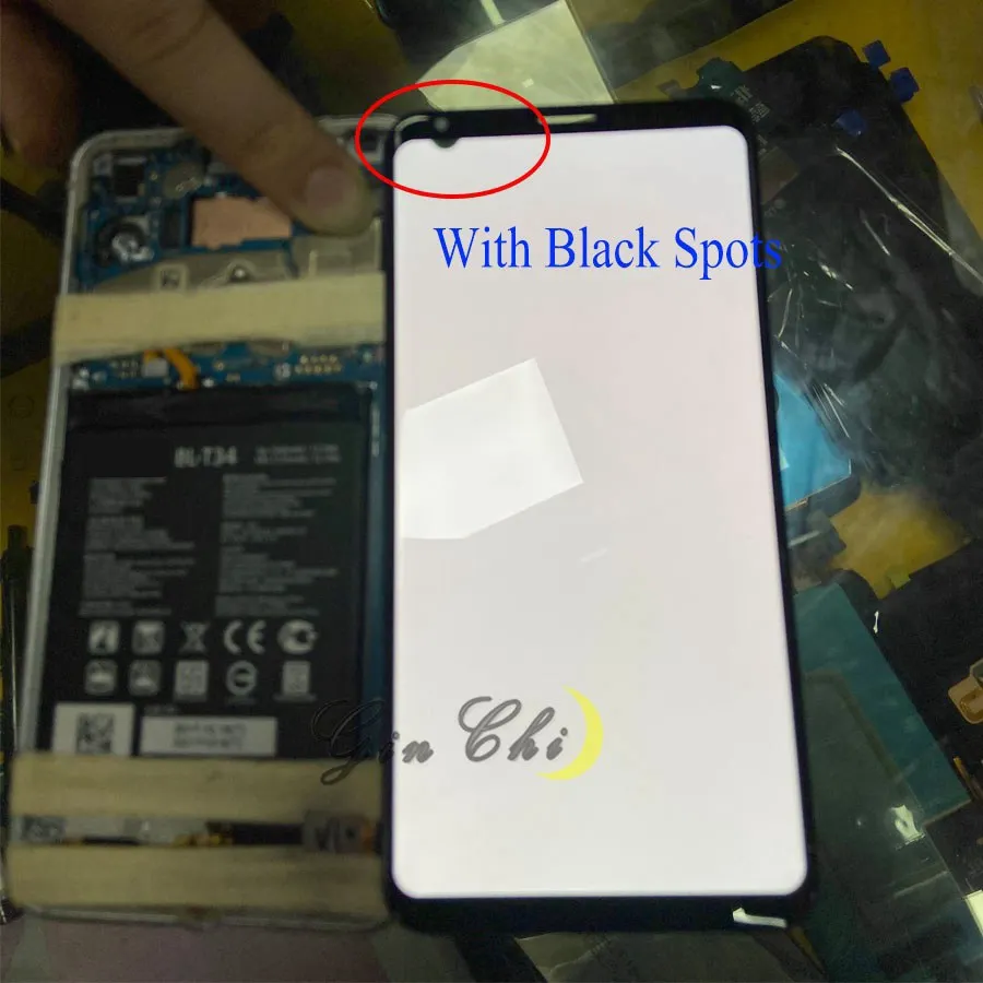 Для LG V40 ЖК-дисплей сенсорный V405QA7 V405UA ЖК-дисплей для LG V405 ЖК-дисплей черный точечный дисплей Мобильный телефон дефектный экран