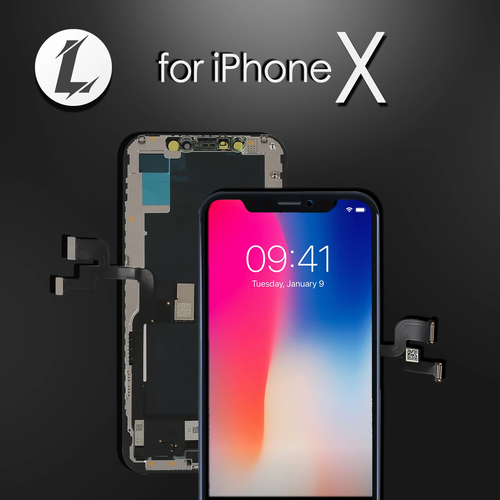 ЖК-дисплей с сенсорным экраном в сборе запасные части для iPhone XR X XS дигитайзер +