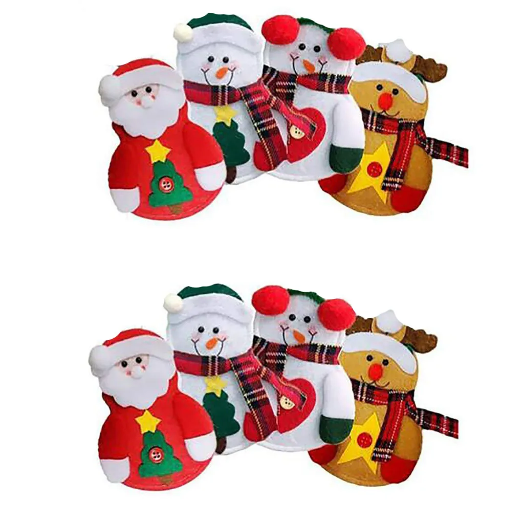 Christmas Santa Claus Creative Home Party Fork Set Hat Tree Storage Christmas Bag Christmas party Decoration for home navidad