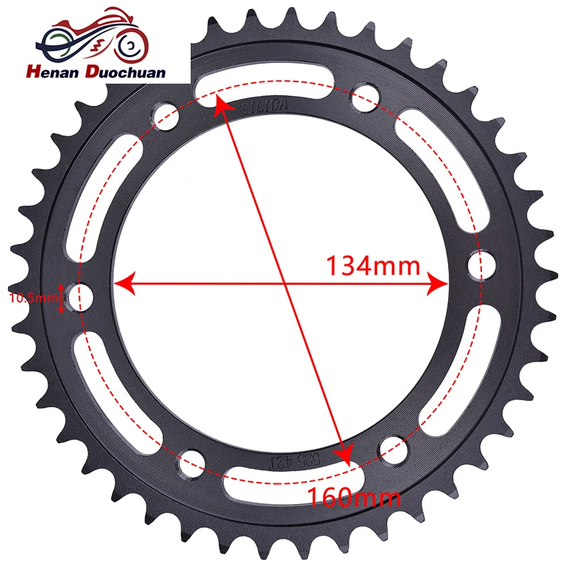 

525 42T 42 Tooth Motorcycle Rear Sprocket Gear For Honda CBR1000 CBR1000R CBR1000RR Fireblade SP CBR 1000 CBR1000RA CBR1000S