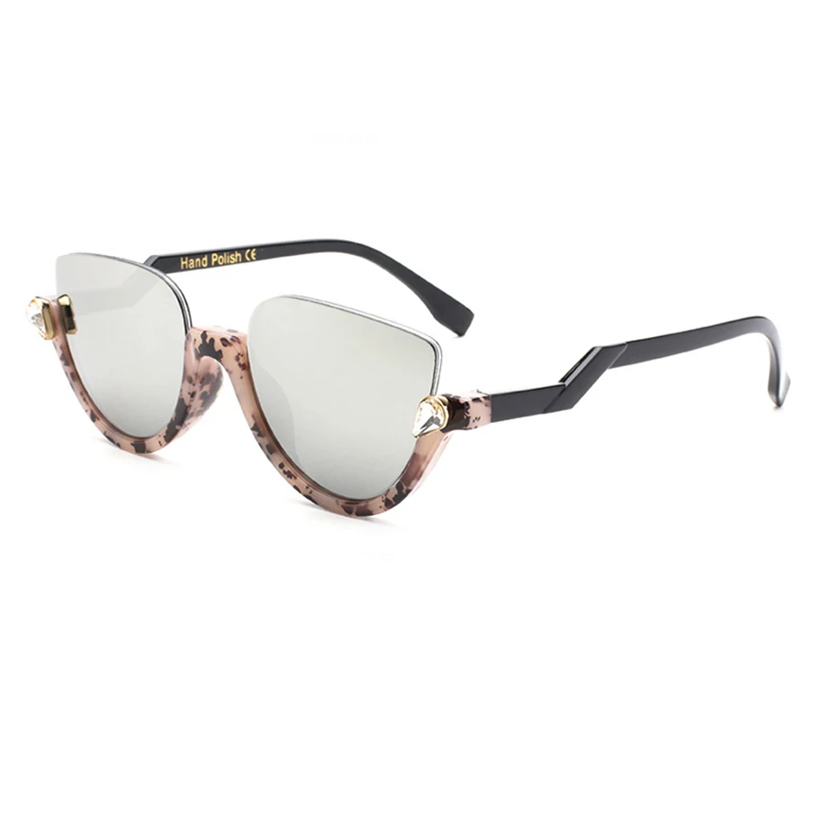 5 sunglasses Metomoshy новейшие женские солнцезащитные очки без оправы, брендовые дизайнерские солнцезащитные очки с прозрачными линзами для женщин, Модные Винтажные Солнцезащитные очки - Цвет линз: 5 sunglasses