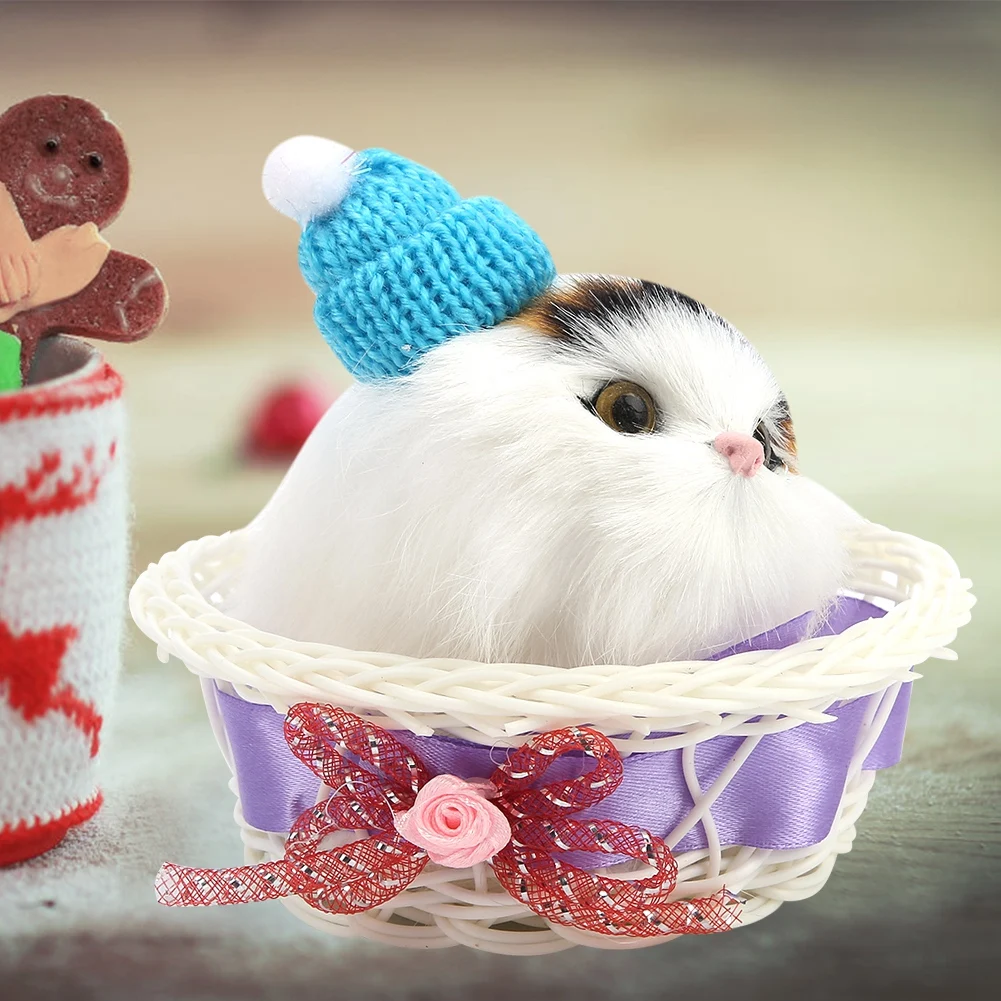 Мягкие игрушки, милое игрушечное животное, подарок на день рождения для детей, украшения для дома, милые игрушки в форме кошек со звуком