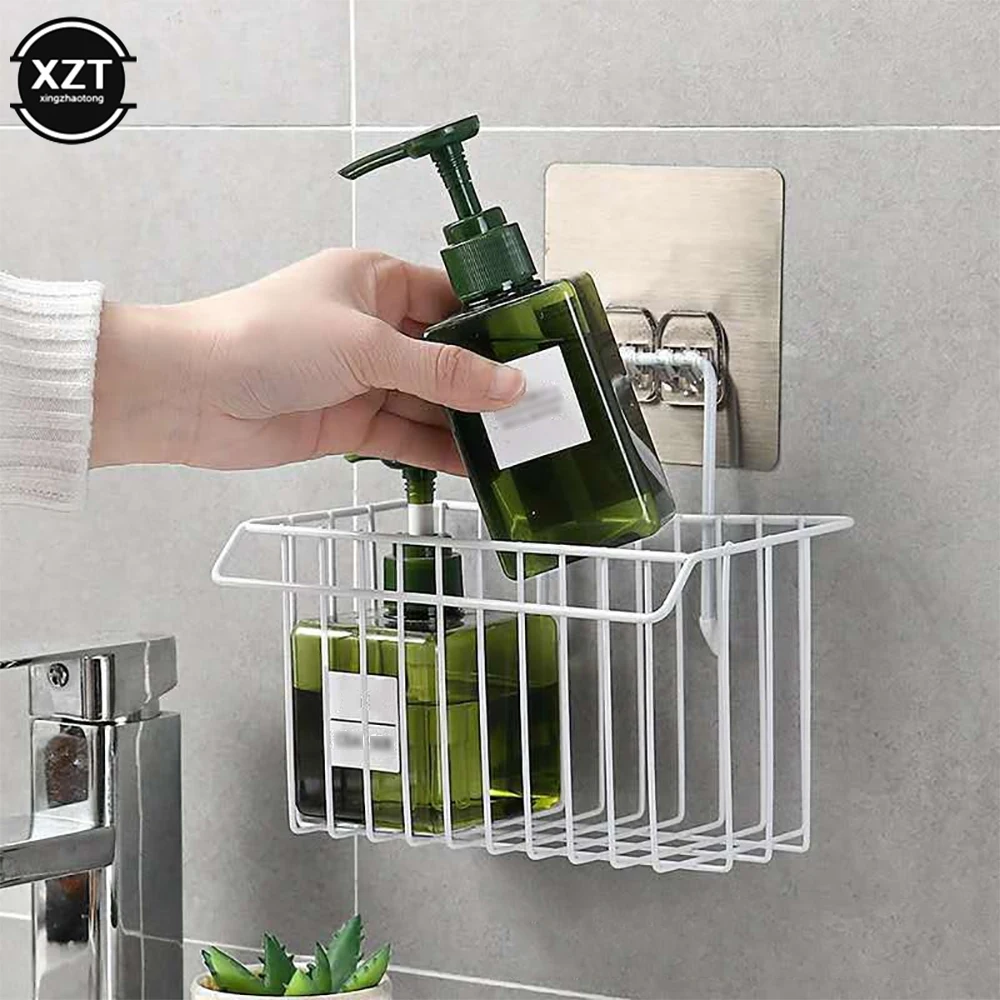 

Hanging Storage Rack Kitchen Rag Dish Cloth Sponge Holder Storage Basket Bathroom Shampoo Towel Drain Rack Kitchen Organizer