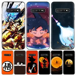 Игрушечные фигурки из игры Dragon Ball DBZ (“мяч Дракон Аниме Черная крышка чехол для телефона для samsung Galaxy A50S A10S A20S A10 A20E A30 A40 A50 A70 M40 M30S A80 корпус под