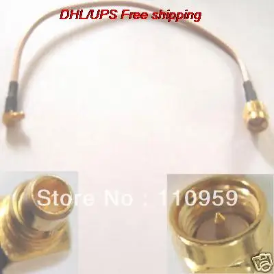 

DHL/EMS 100 pcs SMA Male Straight MMCX Male Right Angle RG316 Pigtail-A2