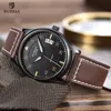 MEGIR & RUIMAS Army Sport Watches Men Leather Strap Waterproof Wristwatch Automatic Mechanical Watch Man Relogio Masculino Clock ► Photo 2/6