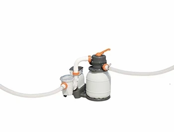 

Bestway Pompa di Filtraggio a Sabbia Flowclear 58495, Portata 3.785 L/H per Piscine Fuori Terra