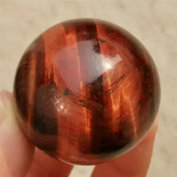 

1pcs Natural red tiger eye stone crystal hand polishing crystal ball water reiki crystal home decoration healing crystal ball