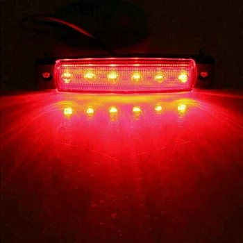 

4Pcs DC12V Navigation Lights Red Green Waterproof Marine Boat 6LED Lamps Parts