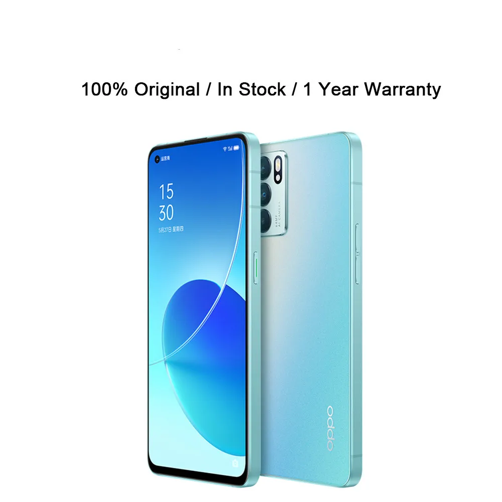 Смартфон Oppo Reno 6 телефон на базе Android диагональ 5G дюйма 90 Гц 65 Вт с распознаванием