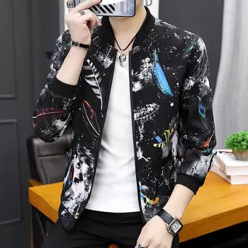 

2019 New Spring Summer Mens Fashion Outerwear Windbreaker Men' S Thin Jackets Hooded Casual Sporting Coat Big Size