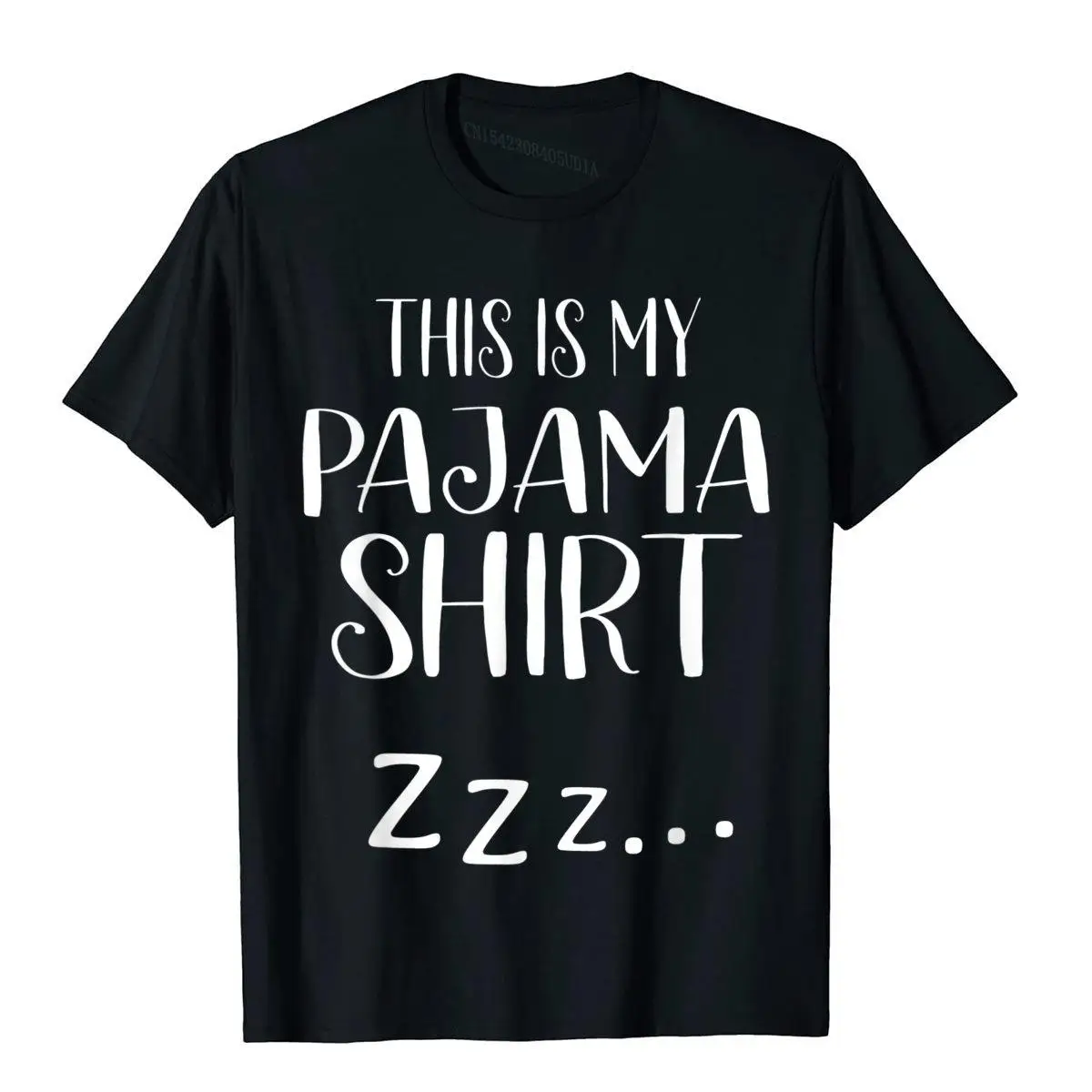 This Is My Pajama Shirt Funny Sleepover Gift T-Shirt__B11659black
