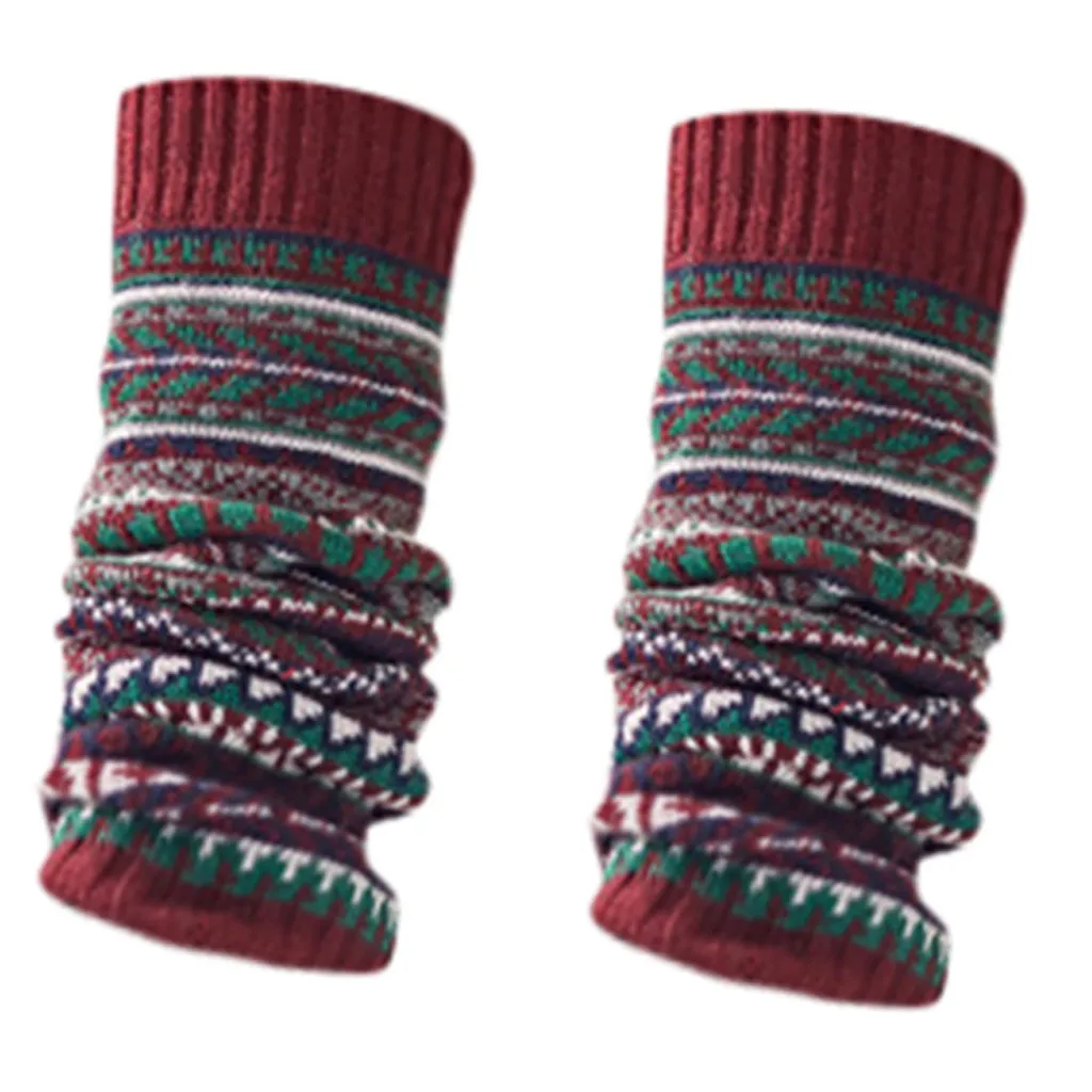 Бургундия Женские носки, calcetines, для девушек, женщин, до бедра, выше колена, Длинные однотонные чулки, теплые skarpetki - Цвет: Бургундия