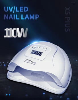 

2020 new hot sale nail art 36W / 110W phototherapy machine induction baking lamp dryer nail polish glue quick-drying machine led
