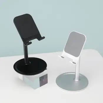 

1pc Aluminum Alloy Universal Tablet & Cell Phone Desk Desktop Mount Stand Holder Protable Free Hands