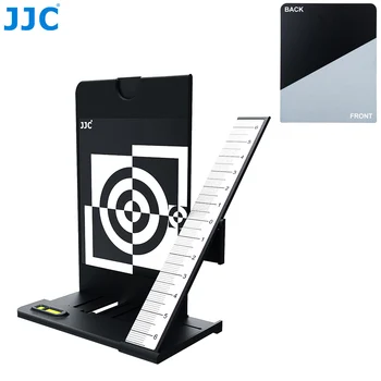 

JJC Lens Autofocus Calibration Alignment Test Chart with Color Balance Grey Card For Camera With AF Micro Adjustment Function