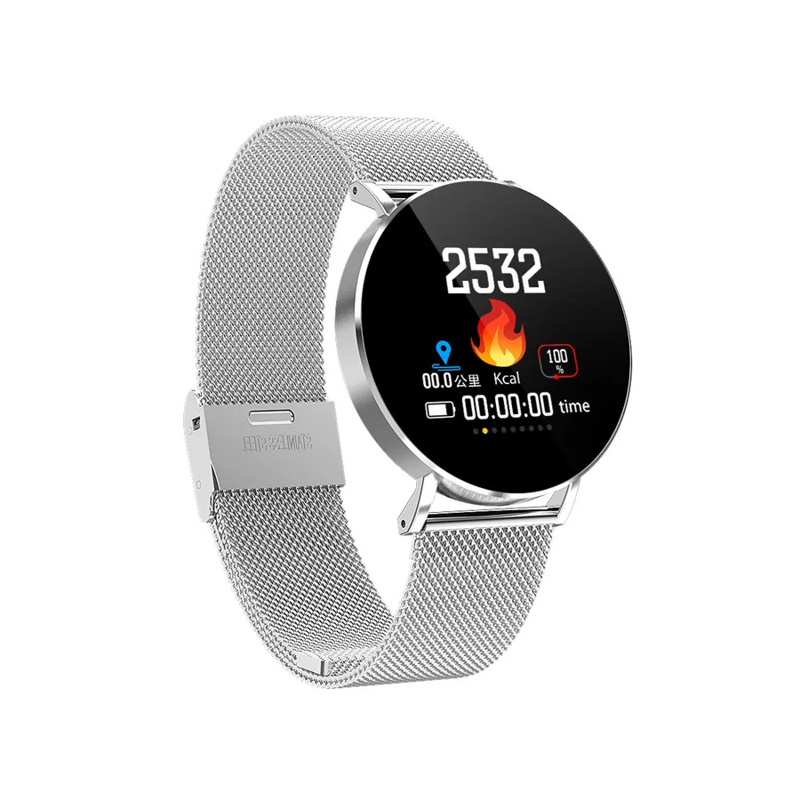 Новинка, Смарт-часы для фитнеса, для женщин, для бега, пульсометр, Bluetooth, шагомер, сенсорный, умные спортивные Смарт-часы для женщин и мужчин