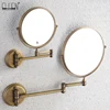 Bathroom Accessories Makeup Mirror Bath Mirror Antique Bronze Wall Mounted Magnifier Bathroom Mirrors Bathroom Hardware-80290 3