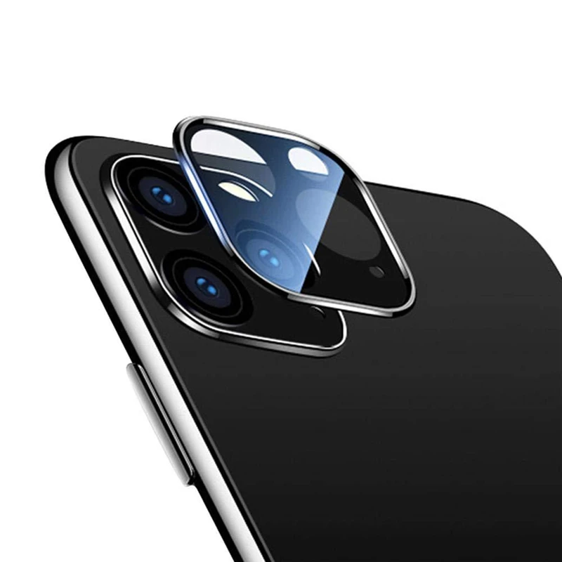 

Metal Frame Glass Lens Protector for IPhone 11 Pro Max 11Pro 2019 Mobile Phone Camera Back Lens Bumper Webcam Cover Accessories