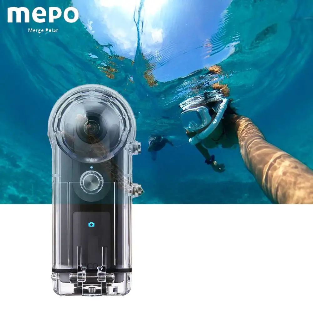 

40M Waterproof Housing Shell For RICOH Theta SC Theta V Theta S 360 Degree Camera Diving Protective Case RICOH Cam Accessories