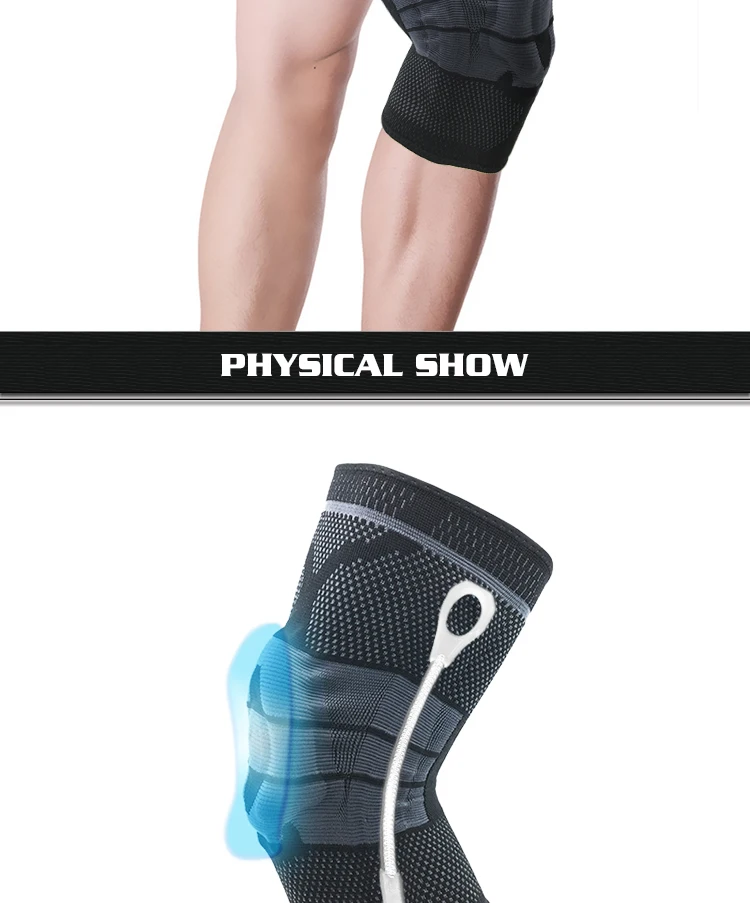 Knee Pads Sports Sleeve Pad Kneepad Compression Strap Wrap Wraps Sleeves Basketball Volleyball Warmer for Arthritis Bike Warm