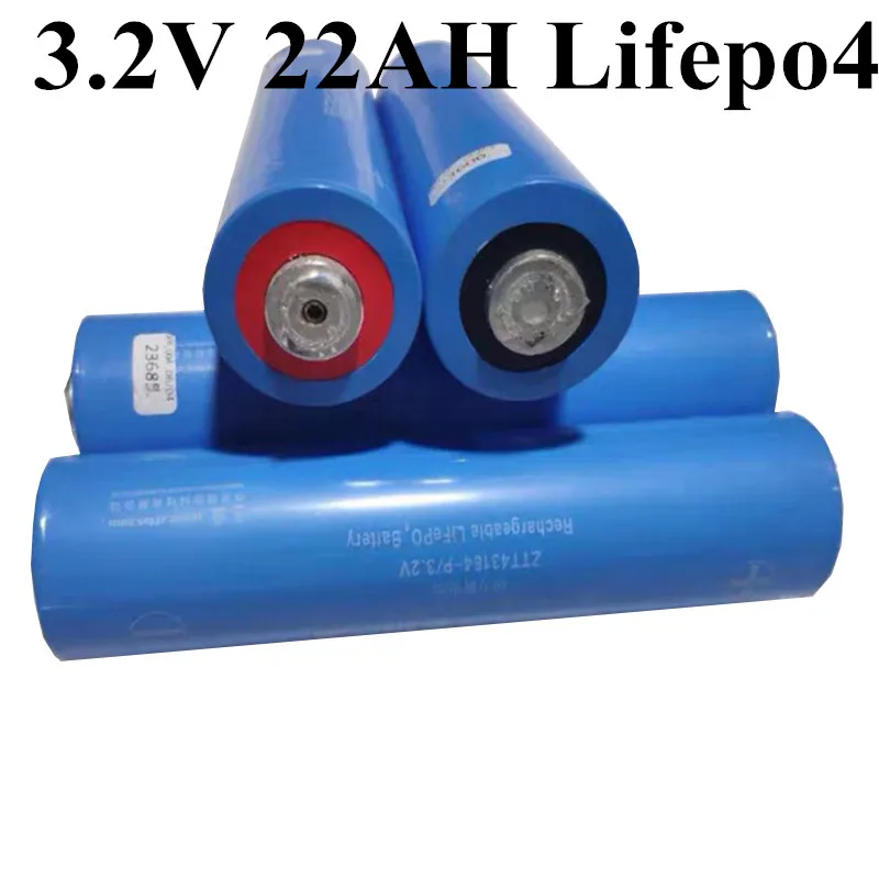 10PCS Lithium iron phosphate macrocell cylindrical 3.2V 22AH 23Ah lithium  battery high-rate start-up power battery - AliExpress Consumer Electronics