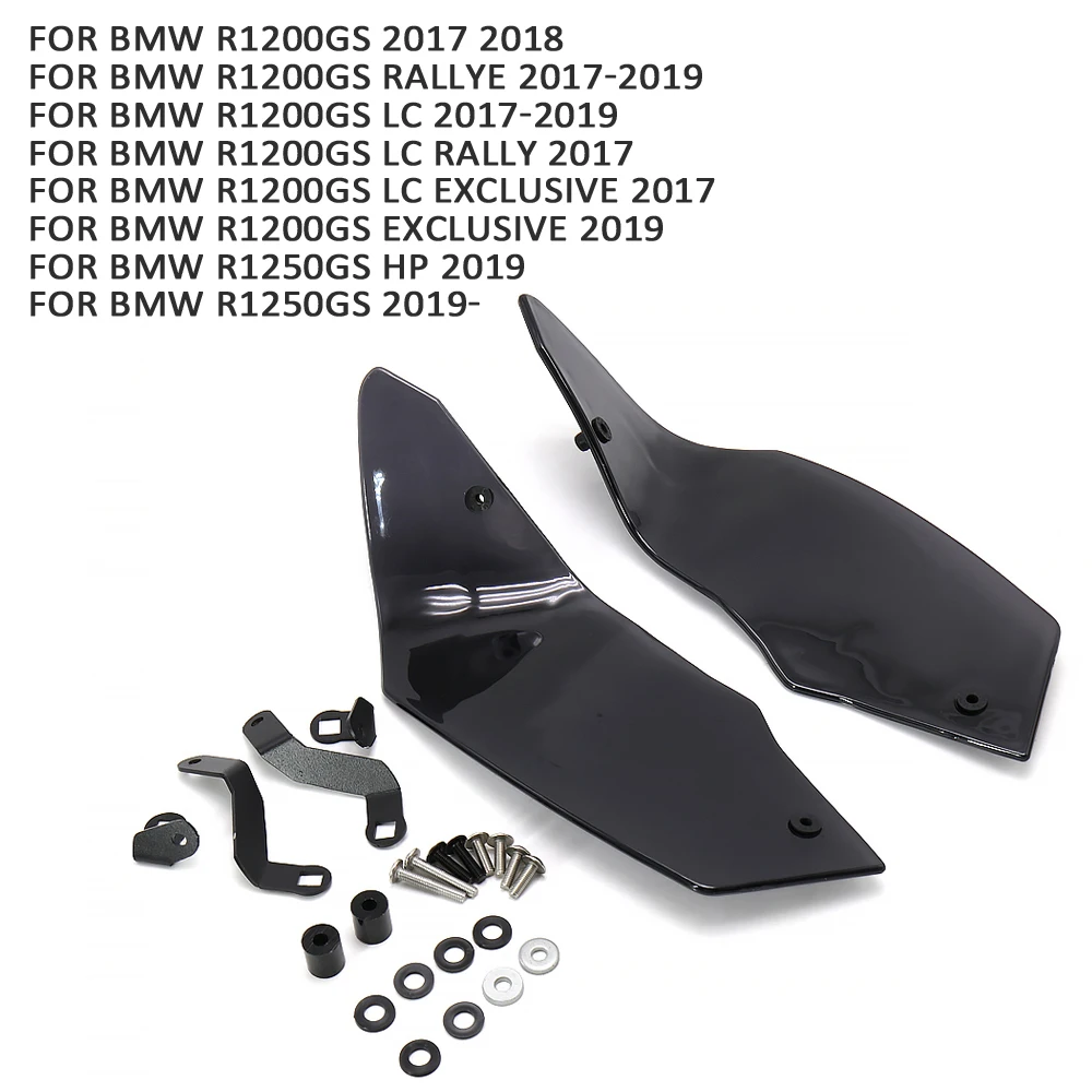 Wind Deflector Windshield Handguard Cover Side Panels For BMW R1200GS R 1200 GS LC Rally Exclusive R 1250 GS HP R1250GS Parts license plate frames custom Body & Frame Parts