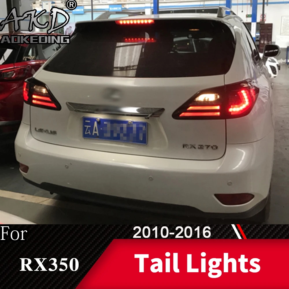 Задний фонарь для автомобиля Lexus RX350 2010- RX330 светодиодный задние фары, противотуманные фары Дневные ходовые огни DRL Тюнинг автомобилей Автомобильные аксессуары